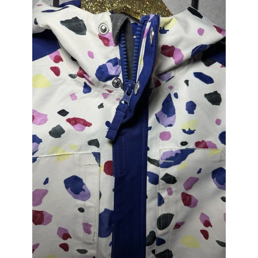 DSG Size Small Girls‎ 3 In 1 Terrazo Print Hooded Ski Jacket